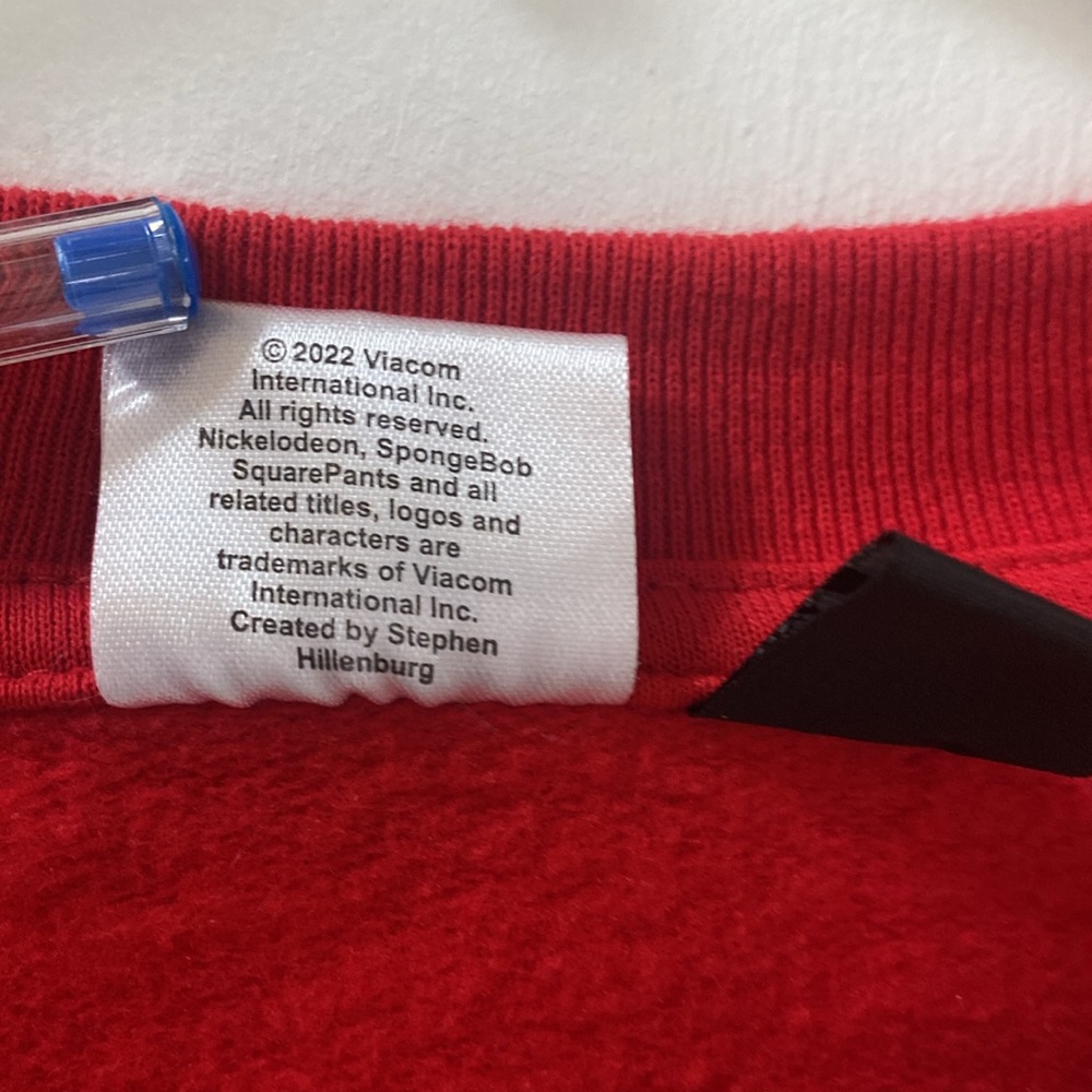 SpongeBob SquarePants Christmas Wrapping Crew Sweater - Picture 5 of 5